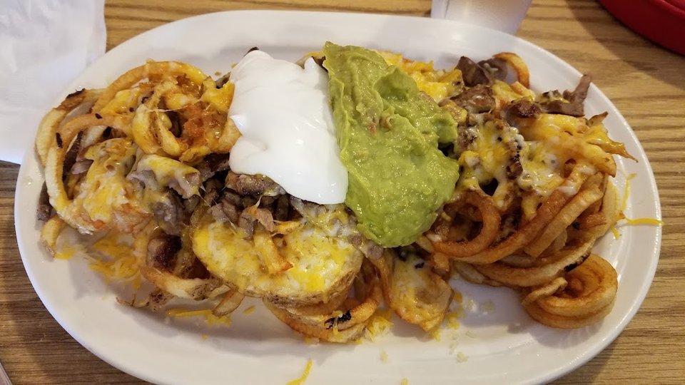 Carne Asada Curly Fries